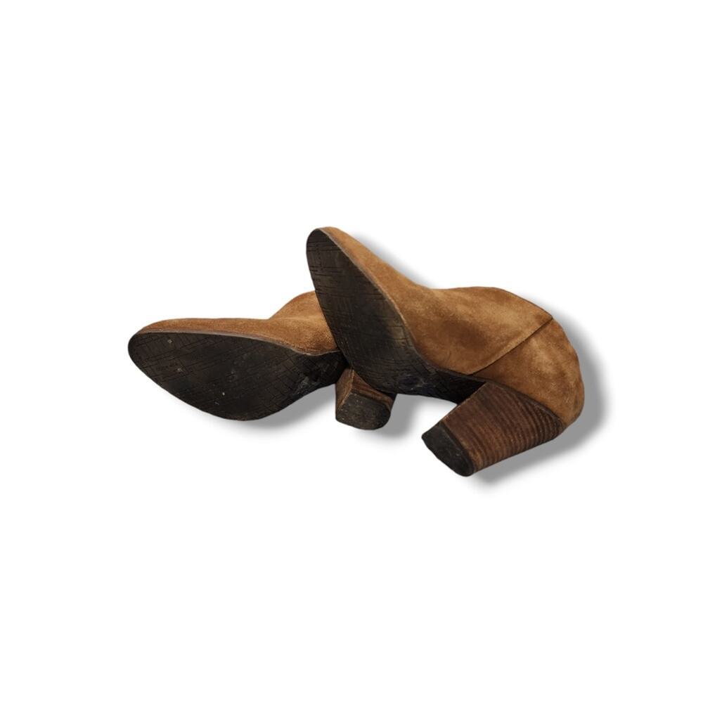 Dolce Vita Brown Suede Heeled Mules - Picture 5 of 6